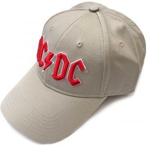 AC/DC - Red Logo - beige  (cap 9)