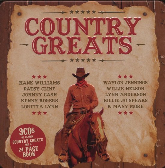 Country Greats (3 cd's in blik)