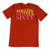 Rolling Stones - 60 Gradient Text rood (t-shirt) - Afbeelding 2