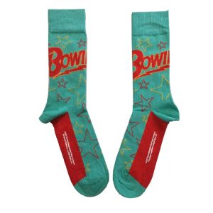 Sokken nr. 179 - David Bowie Stars Outline  maat 40-45