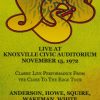 Yes - Live at Knoxville Civic Auditorium November 15, 1972 RSD (3 lp's) - Afbeelding 2