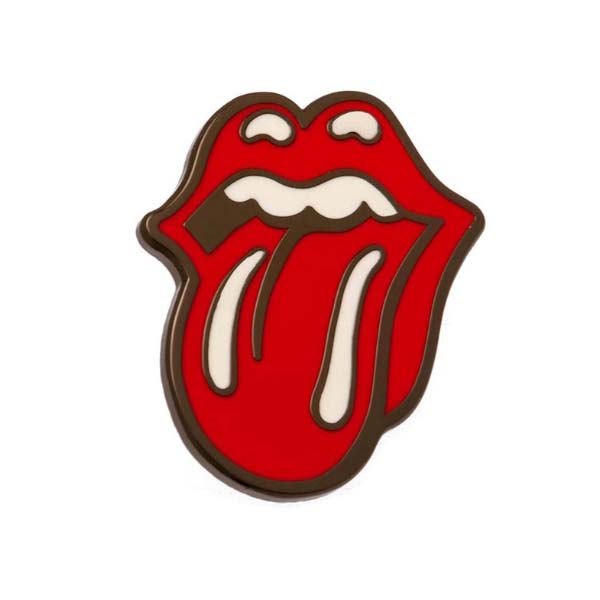 Rolling Stones Lips pin metaal - RockArt Shop
