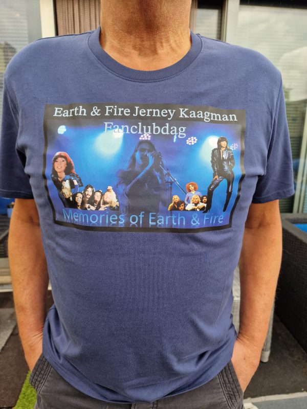 Earth & Fire Jerney Kaagman Fanclubdag Memories of Earth & Fire (t-shirt)