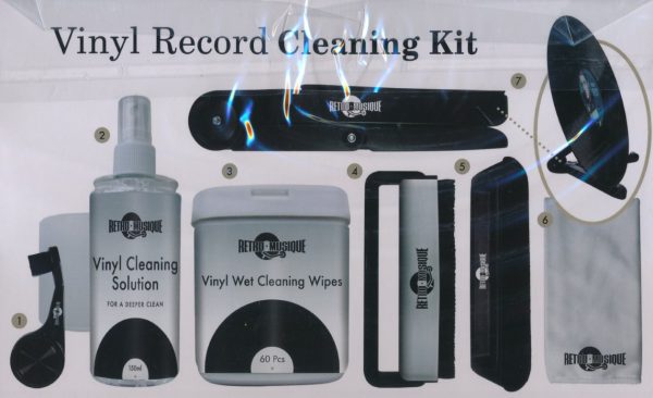 Vinyl Cleaning Kit deluxe met opvouwbare LP houder - Afbeelding 2