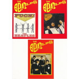 Beatles set van 3 ansichtkaarten (set nr. 13)