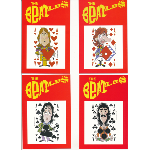 Beatles set van 4 ansichtkaarten (set nr. 14)