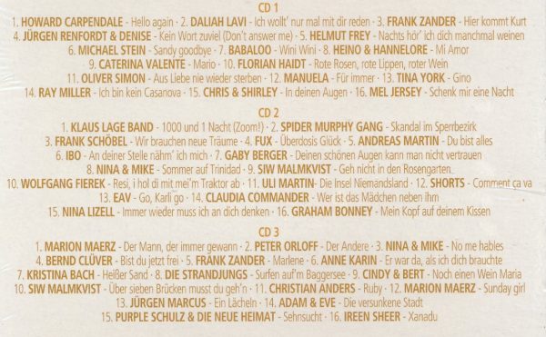 Die Grössten Schlager der 80er Jahre (3 cd's) - Afbeelding 2