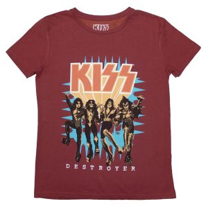 Kiss - Destroyer 3D Logo (dames t-shirt)