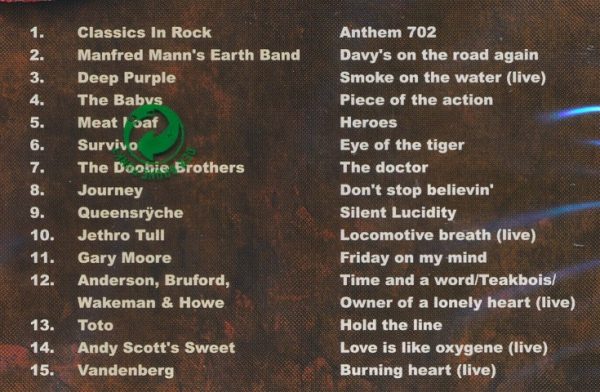 Classics in Rock (cd) - Afbeelding 2