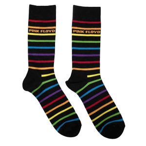 Sokken nr. 255 Pink Floyd Prism Stripes - maat 39-45 - Zwart