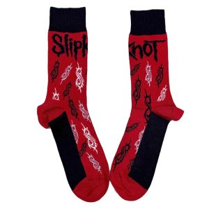 Sokken nr. 263 Slipknot - Tribal S - maat 40-45 - Rood