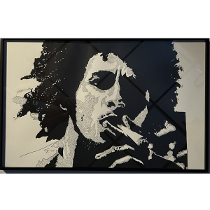 Bob Marley Print op canvas gelimiteerd/ingelijst George Enzlin