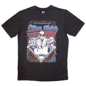 Elton John - Psych Vintage (heren t-shirt)