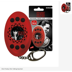 Elvis Presley: Elvis Talking Keychain/sleutelhanger