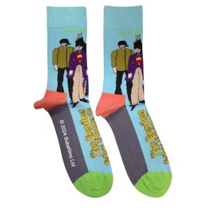 Sokken nr. 284 Beatles - Sub & Band - maat 40-45 - Turquoise