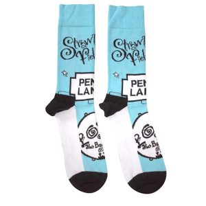 Sokken nr. 285 Beatles - Strawberry Fields/Penny Lane - maat 40-45 - Turquoise