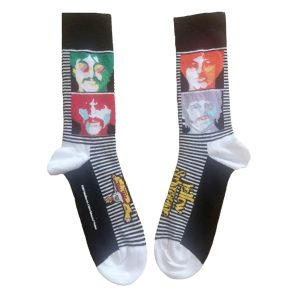 Sokken nr. 148 - Beatles Sea of Science Faces Colour maat 40-45