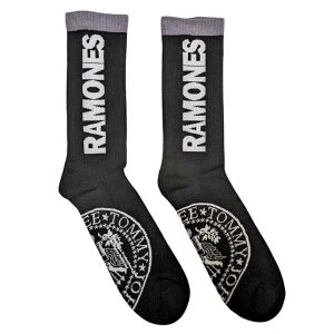 Sokken nr. 266 Ramones - Presidential Seal  - maat 40-45 - Zwart