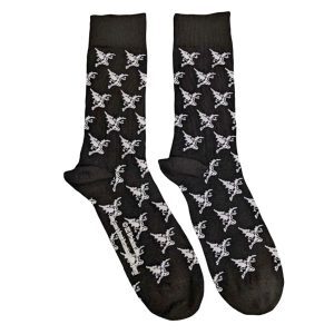 Sokken nr. 273 Black Sabbath - Demon Pattern  - maat 40-45 - Zwart