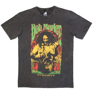 Bob Marley 1978 (t-shirt) stone wash grijs