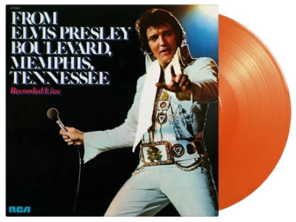 Elvis Presley - From Elvis Presley Boulevard Memphis (lp) - Limited / Coloured (Oranje) *Pre-order* - Afbeelding 2