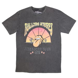Rolling Stones - Desert '72 (t-shirt) stone wash grijs