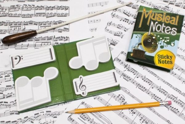 Musical Notes Sticky Notes (plak briefjes) - Afbeelding 2