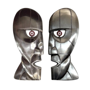 Pink Floyd - Metal Heads Koelkastmagneet set zilverkleurig