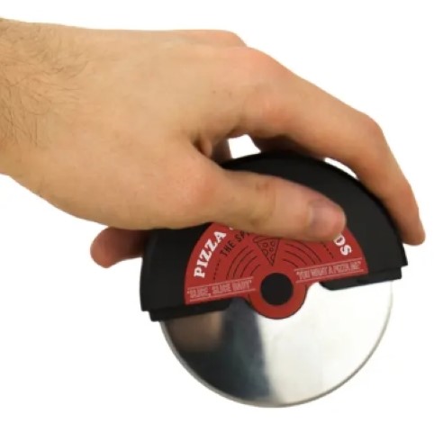 Gift Republic Pizzasnijder/Pizza Cutter Vinyl - Afbeelding 2