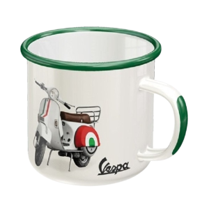 Vespa The Italian Legend emaille (mok)