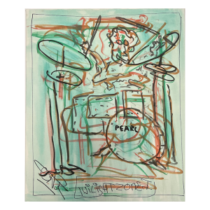 Schilderij geschilderd en gesigneerd door Cesar Zuiderwijk (nr. 25)