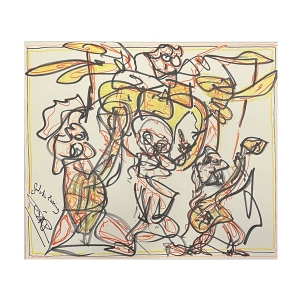 Schilderij geschilderd en gesigneerd door Cesar Zuiderwijk (nr. 26)