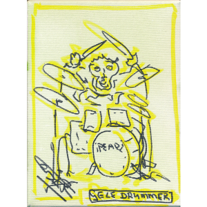 Schilderij (9) geschilderd door Cesar Zuiderwijk (klein formaat)