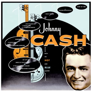 Johnny Cash - With His Hot And Blue Guitar (LP) Coloured (Turquiose Marble)