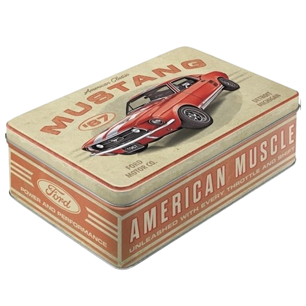 Ford Mustang – GT 1967 Red Tin Box/blik