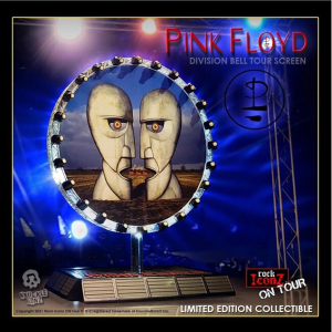 Pink Floyd Rock Ikonz On Tour Statue Projection Screen Knuckle Bonz
