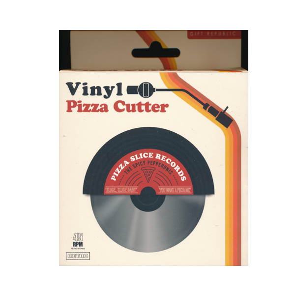 Gift Republic Pizzasnijder/Pizza Cutter Vinyl