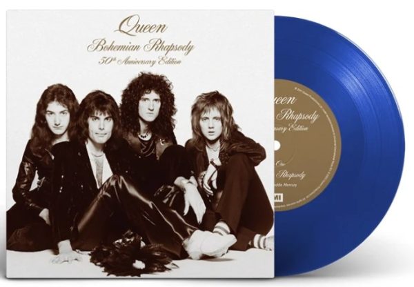 Queen - Bohemian Rhapsody / I'm In Love With My Car (7" vinyl) Limited/Coloured (Transparent blue) *Pre-order* - Afbeelding 2