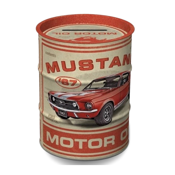 Ford Mustang GT 1967 Motor Oil Spaarpot