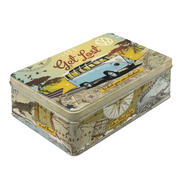VW Volkswagen Let’s Get Lost Tin Box/blik