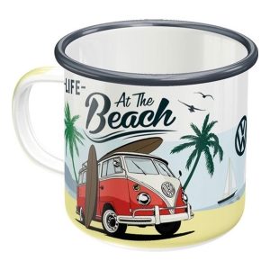 Volkswagen Life At The Beach emaille (mok)