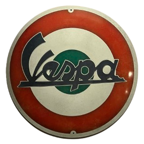 Vespa Metal sign/metalen plaat in reliëf