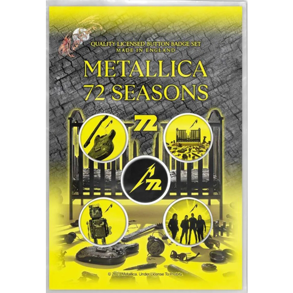 Metallica - 72 Seasons 5 buttons