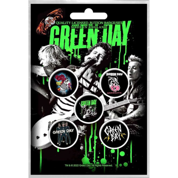 Green Day - Revolution 5 buttons