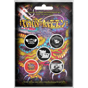 Thin Lizzy - Chinatown 5 buttons