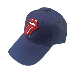 Rolling Stones Classic Tongue (cap 71) donkerblauw