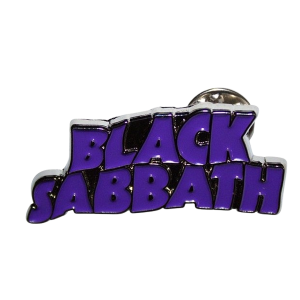 Black Sabbath - Purple Wavy Logo Pin