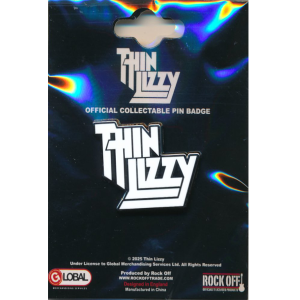 Thin Lizzy - Logo - Wit Pin