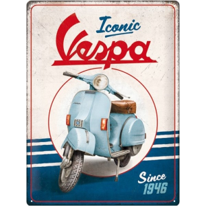 Iconic Vespa Since 1946 - Metal sign/metalen plaat 23354