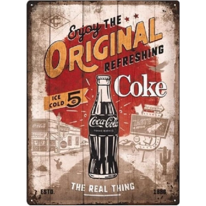 Coca Cola Enjoy The Original - Metal sign/metalen plaat 23310